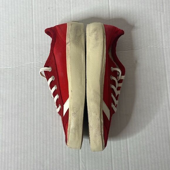 Re/done 70’s low top runner sneaker red/ white new without box 37 - Picture 6 of 9